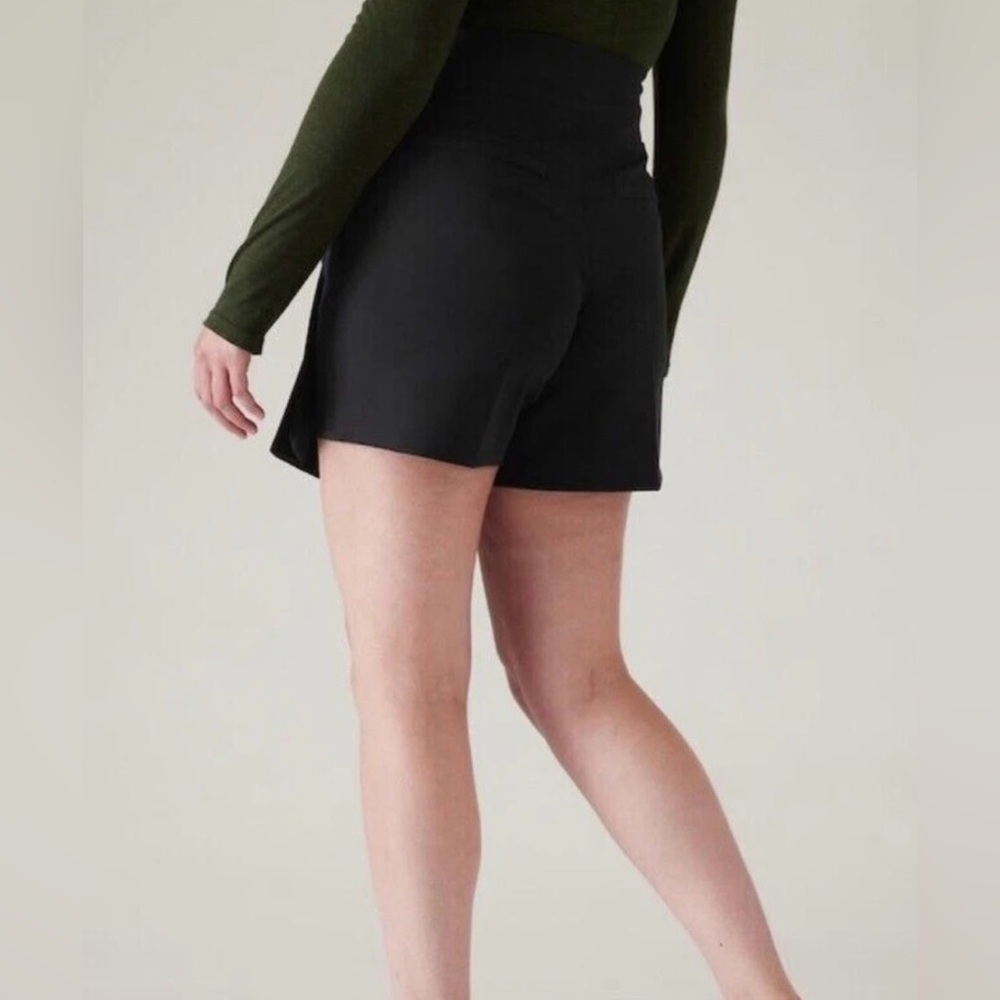 Athleta Black Endless Pleated Skort Size 4 - Picture 13 of 13